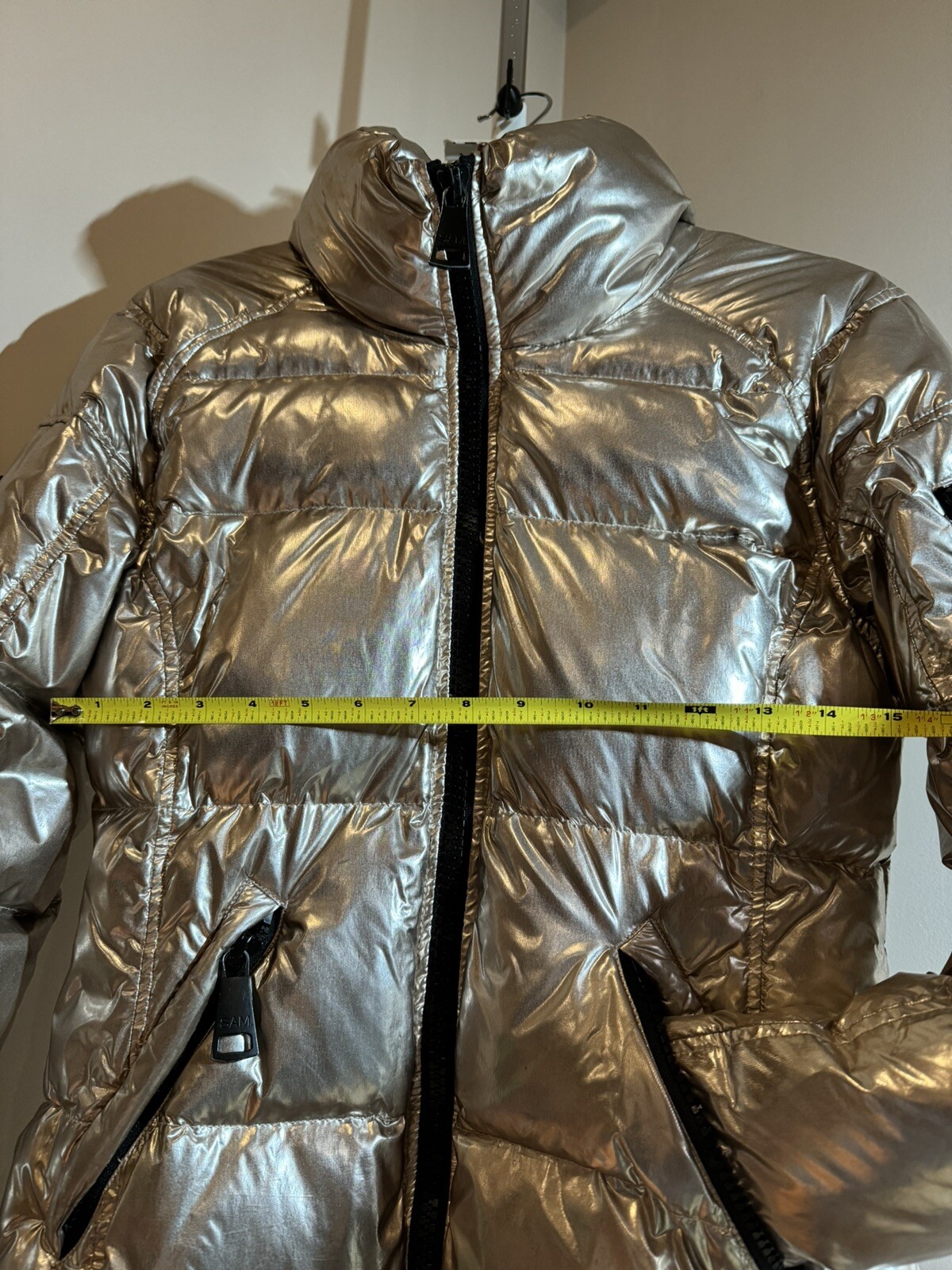 SAM. Freestyle Down Puffer Jacket Gold Women’s S … - image 17