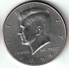 USA - 1998D - Kennedy ½ $ - Bald Eagle Version #2 - Crisp! - #20571