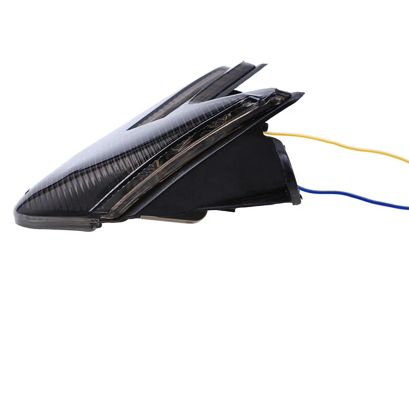 Señal de giro de freno trasero para motocicleta 12V LED luz trasera lente de humo apta para Kawasaki Foto 3 de 4