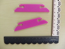 2 Bommelrahmen Inkle Tatting Shuttle Webstuhl Babydecken Wolle &Ouml;ko NEU