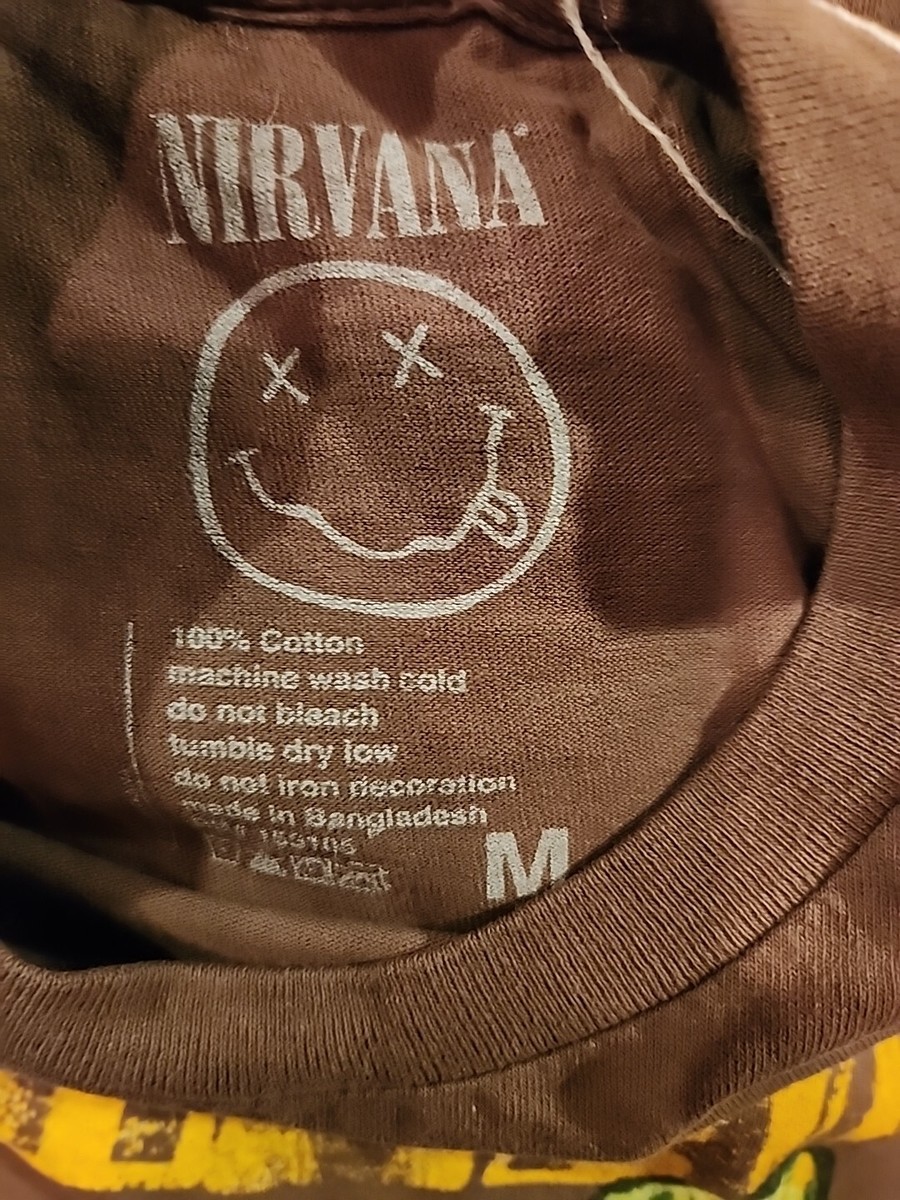 New Nirvana Incesticide Album Mens Medium Cobain Seattle Grunge