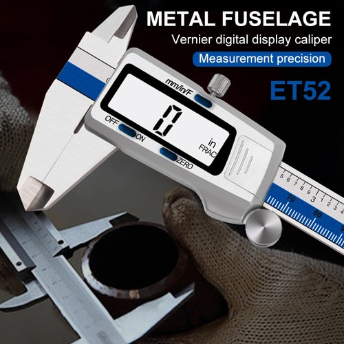 Digital Caliper LCD Screen 150mm Fraction/MM/Inch Stainless Steel Measuring Tool - Picture 6 of 19