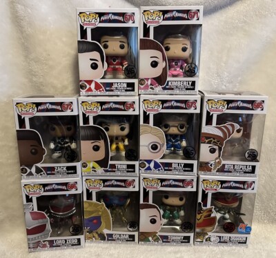 Saban’s Mighty Morphin Power Rangers 25th Anniversary Funko Pop 10pc Set 
