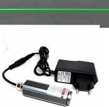 With 5V Power Adapter 532nm 50mw Green Laser  Diode Line Module 25 * 75mm