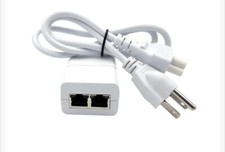 Single Port Gigabit Mode B PoE Injector w/ Integrated 48V 5W Output White 11