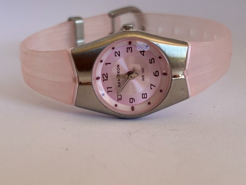 Working Ladies Silver and Pink Armitron Quartz Watch EZ - Picture 9 of 9