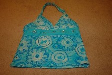 Blue OP Tankini Top Size Girls L 10 / 12