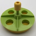 Vtg Fisher Price Little People Merry Go Round Playground Green Yellow Toy Part