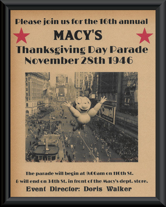 Miracle On 34th Street Macy's Thanksgiving Day Parade On 70 Year