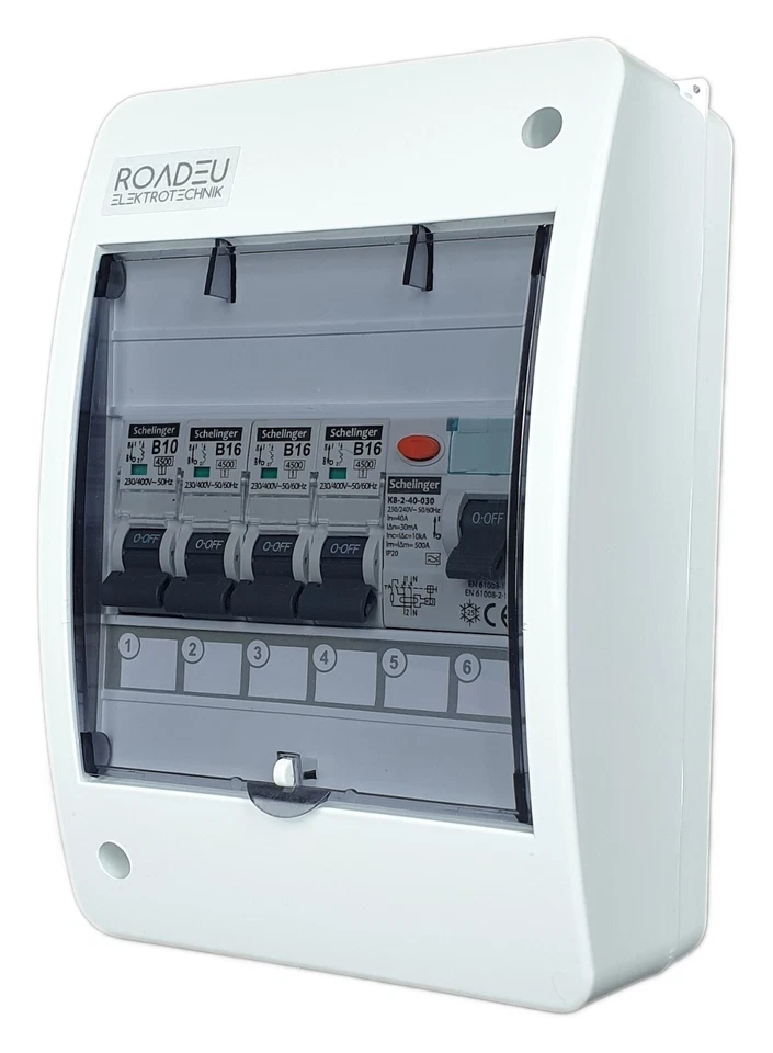 Leitungsschutzschalter, Sicherungskasten Fi Schutzschalter 40A, B16A B10A, 230V - Bild 3 von 4