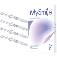 MySmile 4PC Teeth Whitening Gel Refill Pack 35%CP Tooth Bleaching Gel for Tray