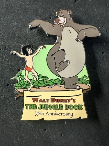 Disney Auctions Jungle Book 35th Pin LE 100 Mowgli And Baloo