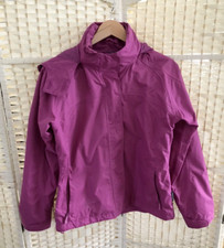 New Pink Purple Size Uk 10 Target Dry Waterproof Jacket Hood Rain Coat Anorak
