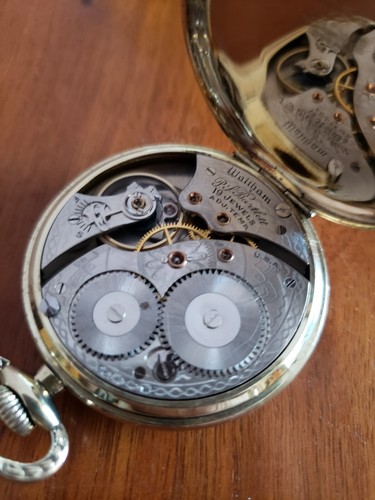 WALTHAM 12 SZ OUTER DEMI HUNTER CASE SERVICED AMAZING FIND! 1924 - Picture 9 of 14