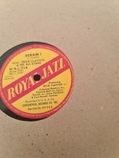 Buck Clayton Scram. Coleman Hawkins Thanks For The Memory.78rpm  Royal jazz 