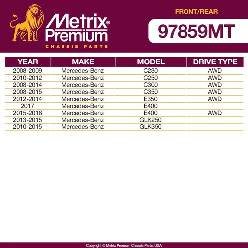 Front & Rear Sway Bar End Links for Mercedes C300 C350 GLK350 E350 GLK250 C230 - Picture 2 of 8