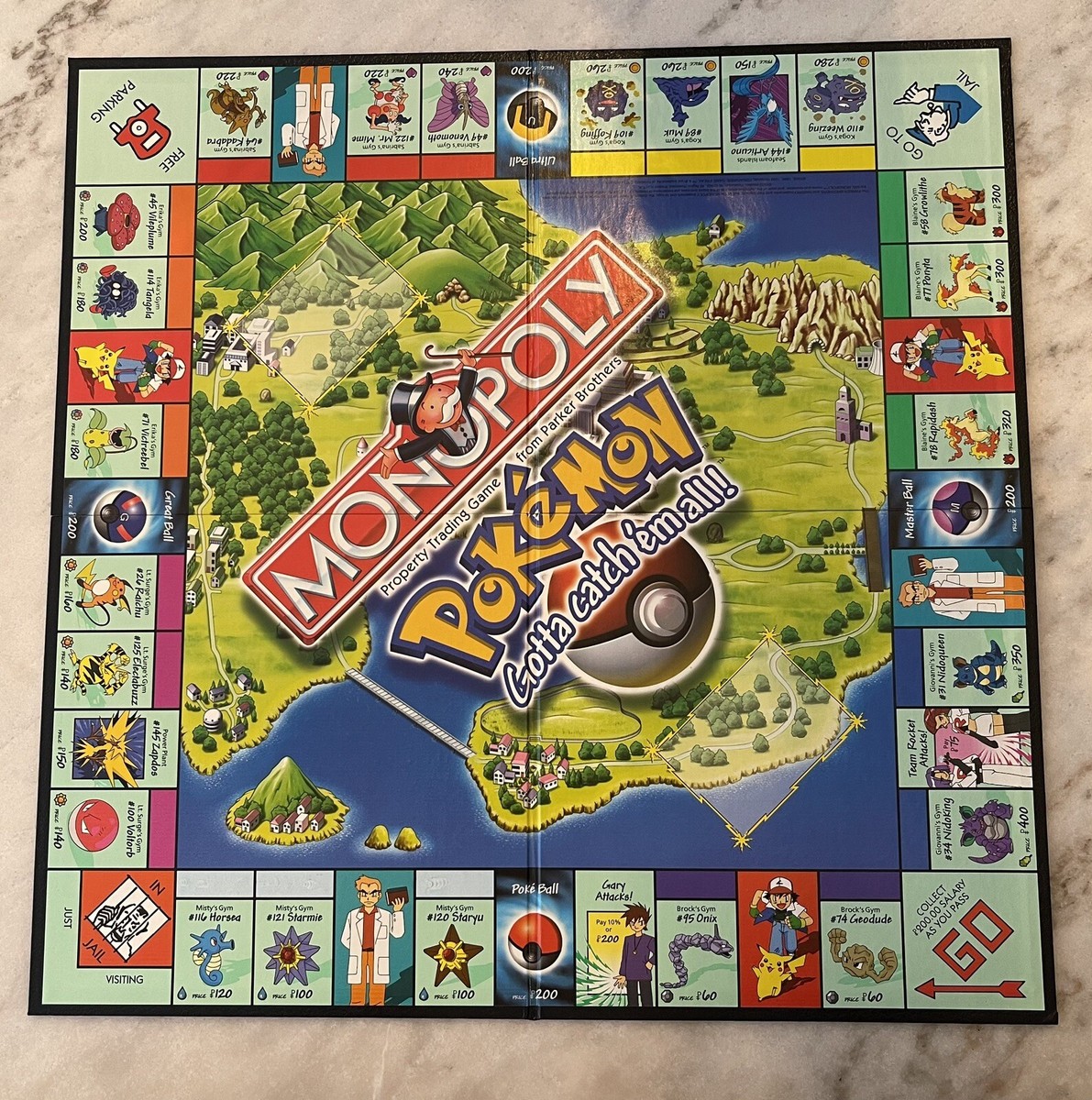 VINTAGE 1999 POKEMON MONOPOLY GAME COLLECTORS EDITION (Missing