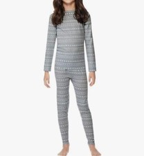 32 Degrees HEAT Kids Long Sleeve Crew Neck Legging Set Base Layer Undergarment
