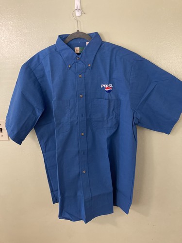 RIVERSIDE PEPSI BLUE WORK SHIRT- 18 