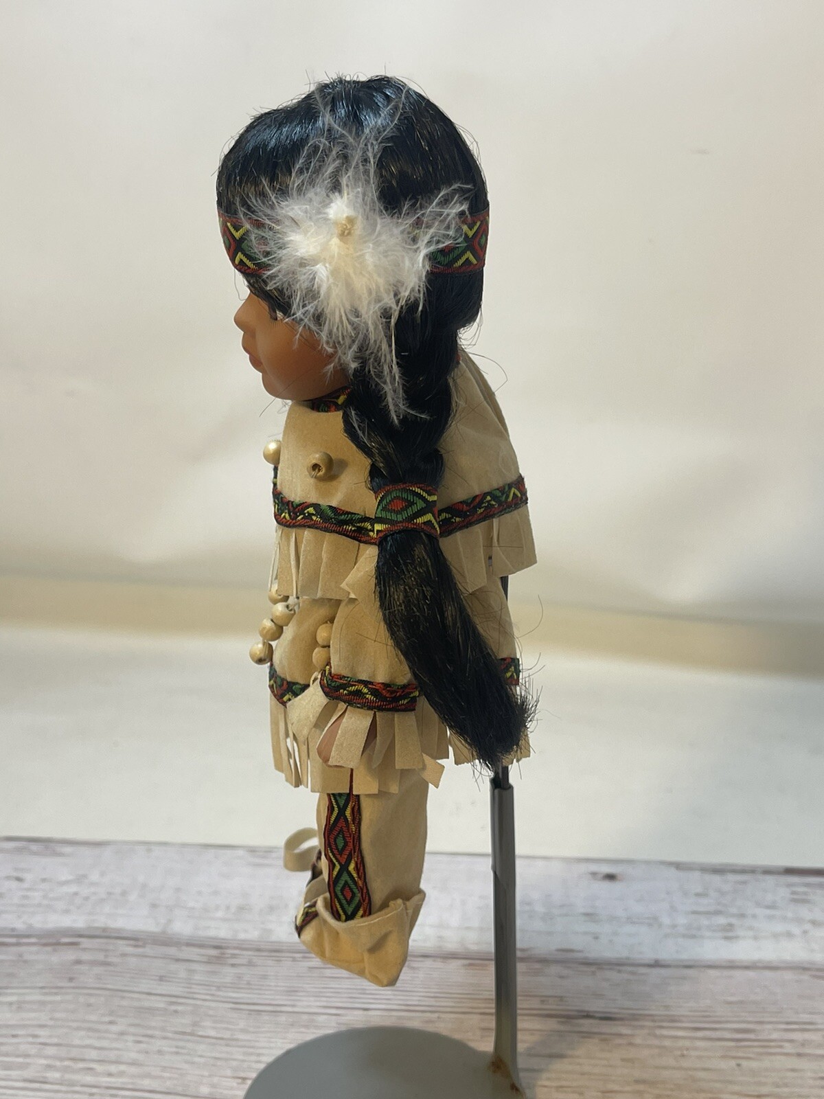 Vintage Goldenvale Collection Porcelain Indian Native American Doll