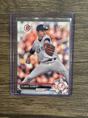 2017 Bowman Draft CLARKE SCHMIDT 1ST BOWMAN #BD-197 Yankees