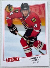 2008 VICTORY DUNCAN KEITH Chicago Blackhawks NHL HOCKEY CARD #155