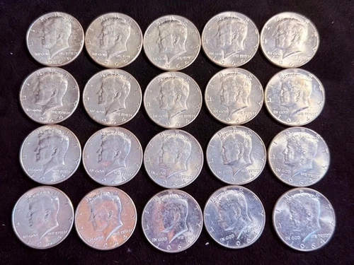(1) Coin From Orig Roll 1964 Kennedy Half Dollar 50c UNCIRCULATED BU 1542-18
