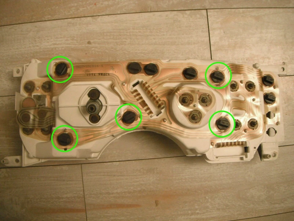 Cuadro de instrumentos LED bombillas blancas para Ford Mustang 1979-1986 Foto 4 de 4