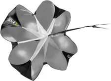 Speed Chute Resistance Parachute for Speed and Acceleration Training Grey, Black