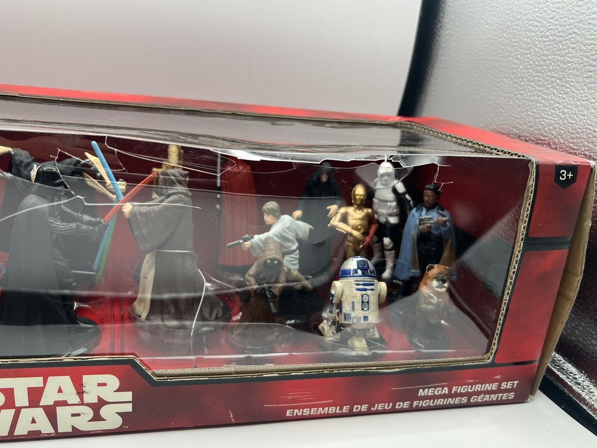 Star Wars Mega Figurine Set, Disney Store Total Of 20