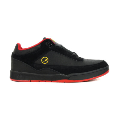 eS Shoes Men's Stylus Mid Black/Red Sneakers 5101000202.595