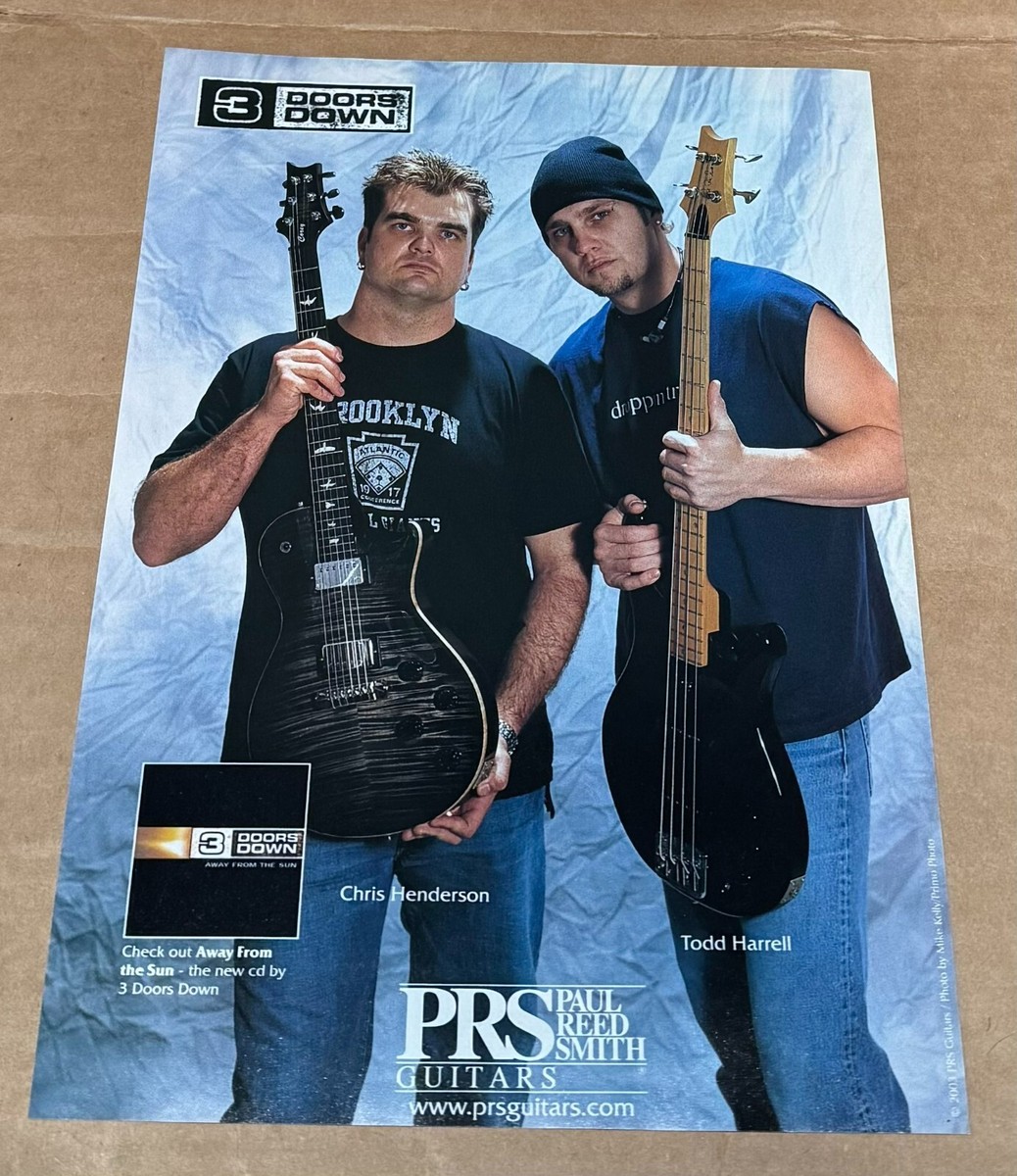 PRS Guitars Chris Henderson Todd Harrell of Doors Down 2003 Print Ad