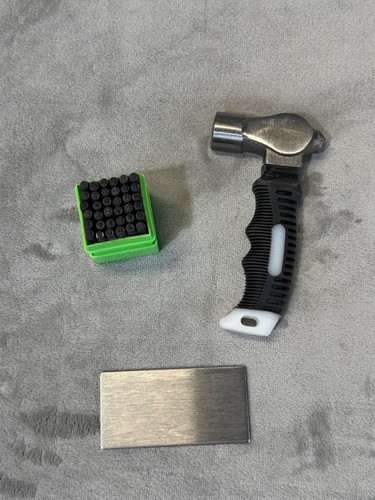 My Intent What's Your Word Jewelry Maker Hammer Tool & Stamp Bracelet Kit