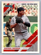 Rafael Devers 2019 Donruss Career Stat Line /302 #128b