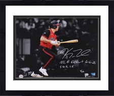 Framed Kyle Teel Chicago White Sox Signed 16x20 Debut Photo w/Inscs - LE of 10