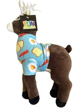 Fun Express Llama Plush 11” Stuffed Animal Toy Bacon Eggs Shirt