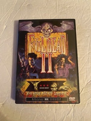 EVIL DEAD II - Kiss Your Nerves Goodbye - DVD MINT CONDITION