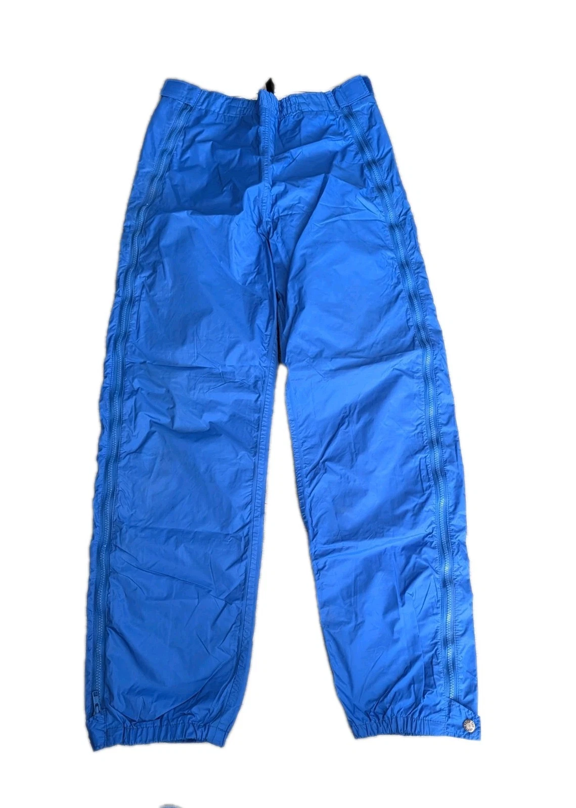 Vtg THE NORTH FACE Full Zip Gore Tex Wind Pants Mens Sz M Made In USA Blue