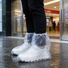 12 Pcs Waterproof Shoe Covers For Rain, Non-slip Disposable Rain Shoe Covers