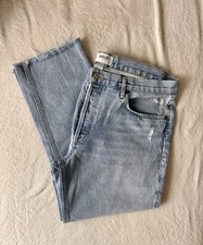 Women s Agolde Parker Jeans, Light Wash, Straight Leg, High Waisted, size 31 EUC