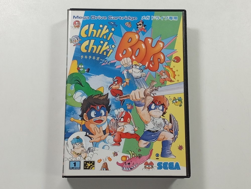 CHIKI CHIKI BOYS SEGA MEGADRIVE (MD) NTSC-JAPAN (COMPLETE - GOOD CONDITION)