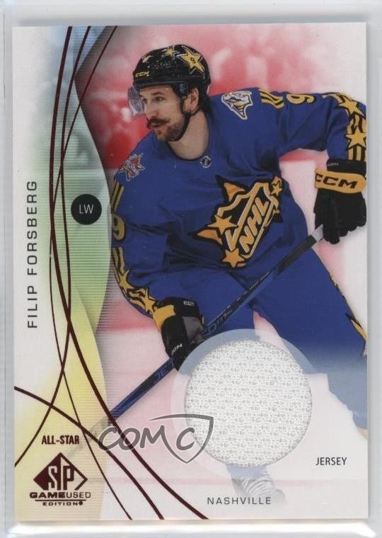2024-25 Upper Deck SP Game Used All-Stars Red Jersey Filip Forsberg #140 z6b