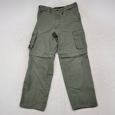Boy Scouts Of America Pants Youth 10 Green Convertable Uniform Outdoor Camp Boys