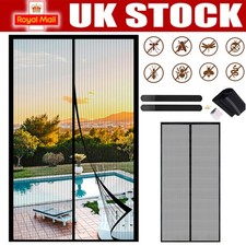 Magnetic Mesh Door Magic Protection Curtain Snap Fly Bug Insect Mosquito Screen