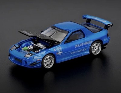 Pop Race MAZDA RX7 FC3S RE-AMEMIYA PR64-290 Blue Sealed | eBay
