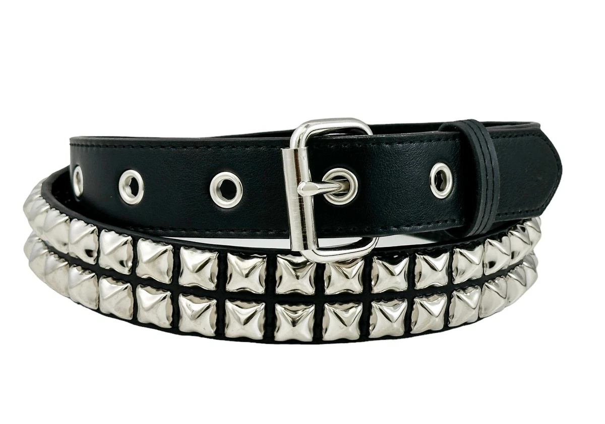 Size S White Studded Belts for Men for sale | eBay