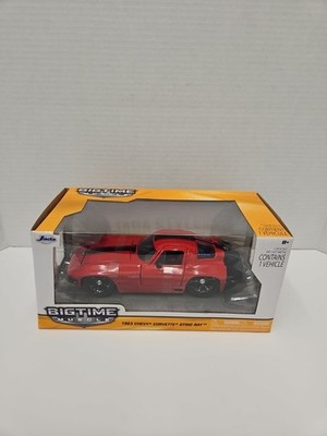 Jada Bigtime Muscle 1963 Chevy Corvette Stingray 1/24 Diecast Car NEW