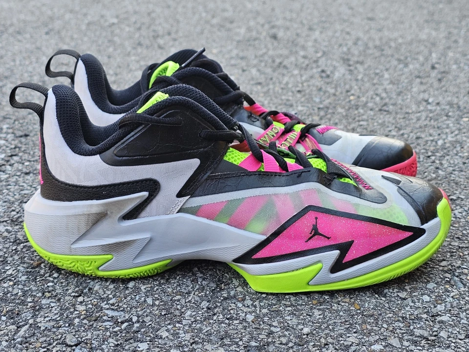 JORDAN WESTBROOK ONE TAKE (GS) Wolf Grey Pink Prime SIZE 6Y Nike air boys hoops - Image 3 of 4