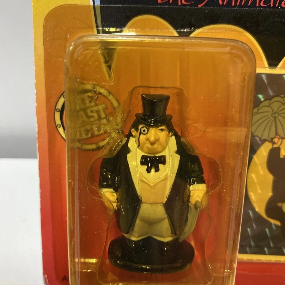 1992 ERTL BATMAN THE ANIMATED SERIES THE PENGUIN DIE CAST METAL FIGURE Read - Image 2 of 4