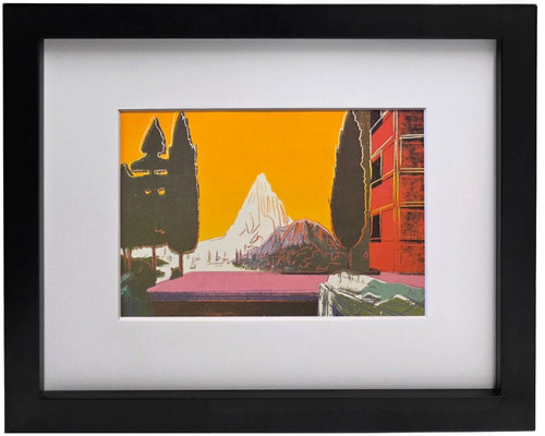 ANDY WARHOL The Annunciation Newly Framed Matted 1980s Retro Style Pop Art Print